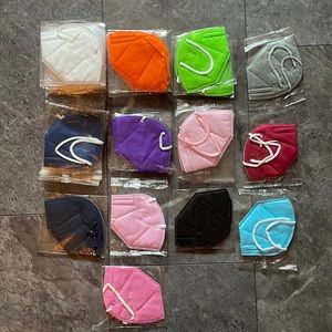 30 KN95 individually wrapped face mask.